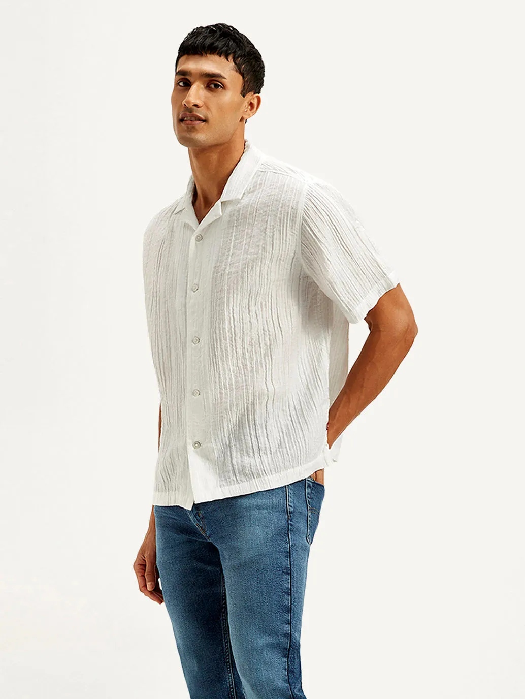 Men's Textured Relaxed Fit Shirt LEVI'S