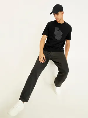 Men's Typographic Print Crew Neck T-shirt LEVI'S