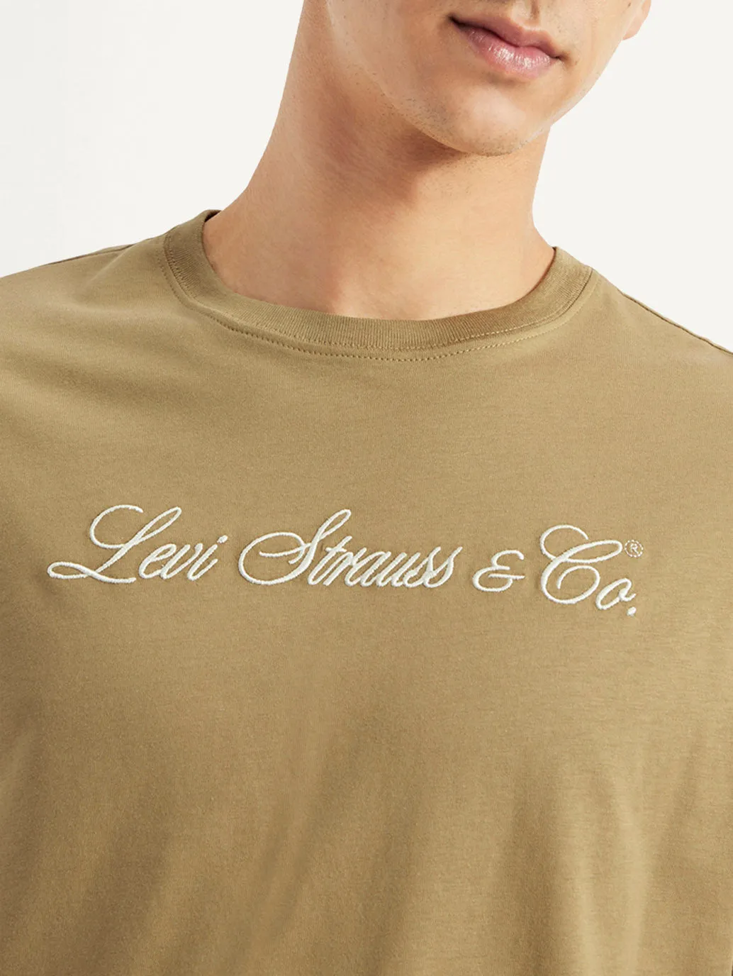 Men's Typographic Print Slim Fit T-shirt LEVI'S