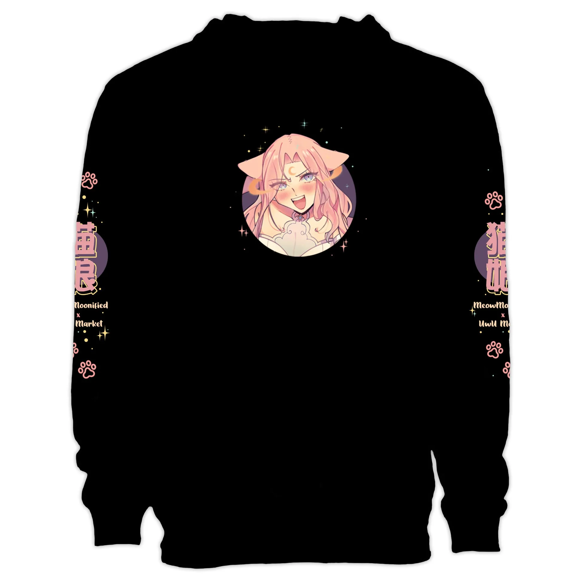 MeowMoonified Neko Streetwear Hoodie