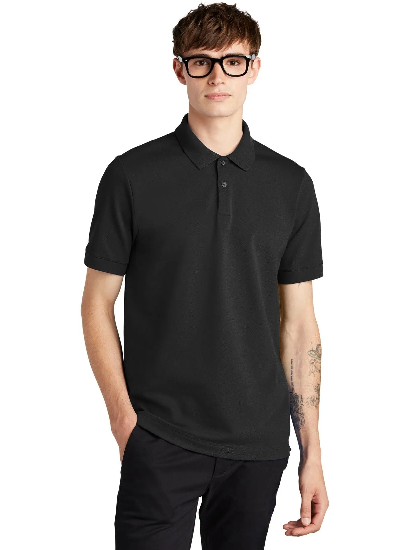 Mercer Mettle Stretch Heavyweight Pique Polo