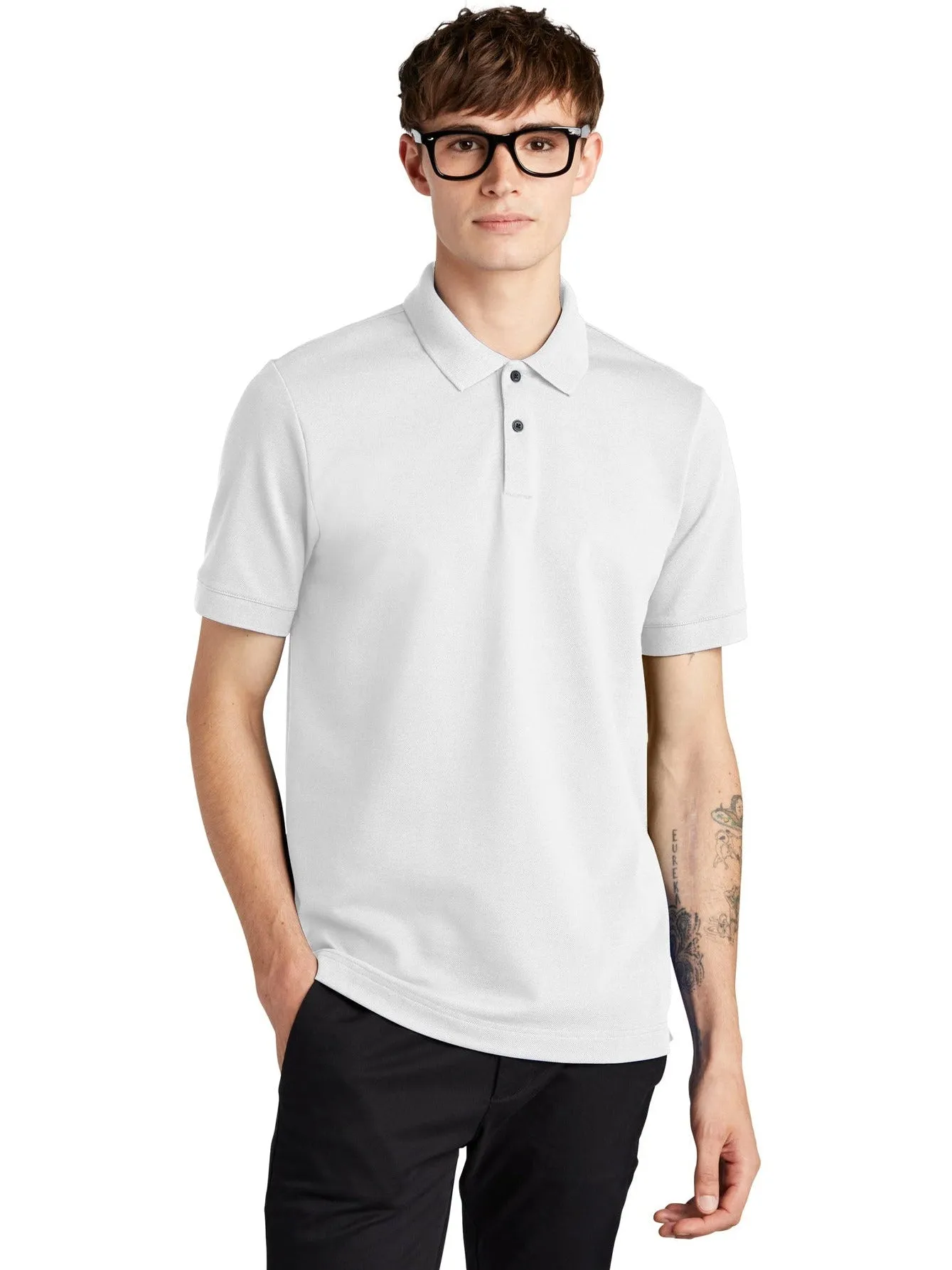 Mercer Mettle Stretch Heavyweight Pique Polo