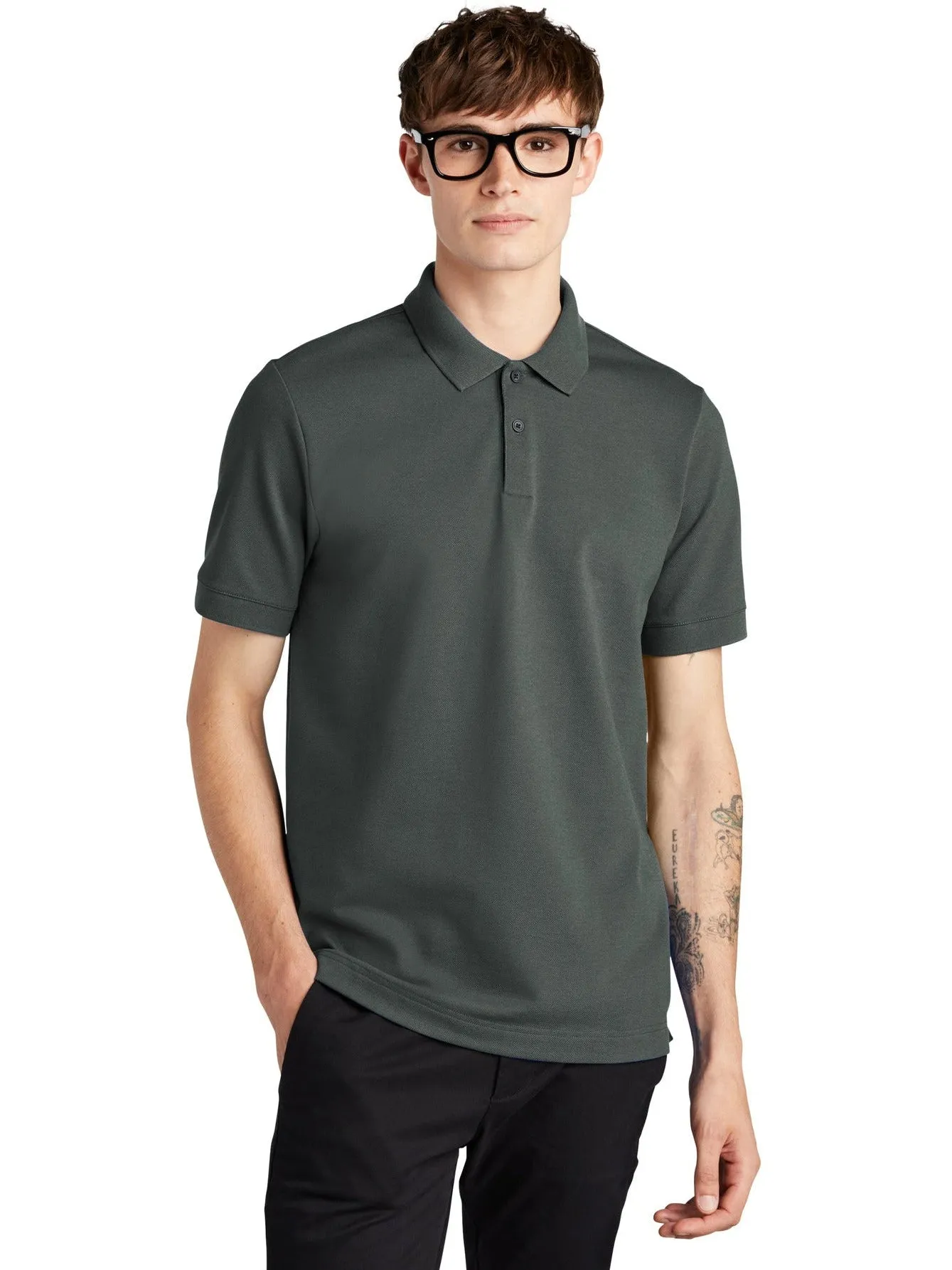 Mercer Mettle Stretch Heavyweight Pique Polo
