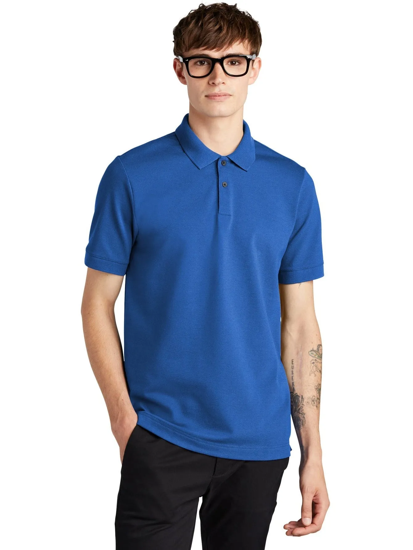 Mercer Mettle Stretch Heavyweight Pique Polo
