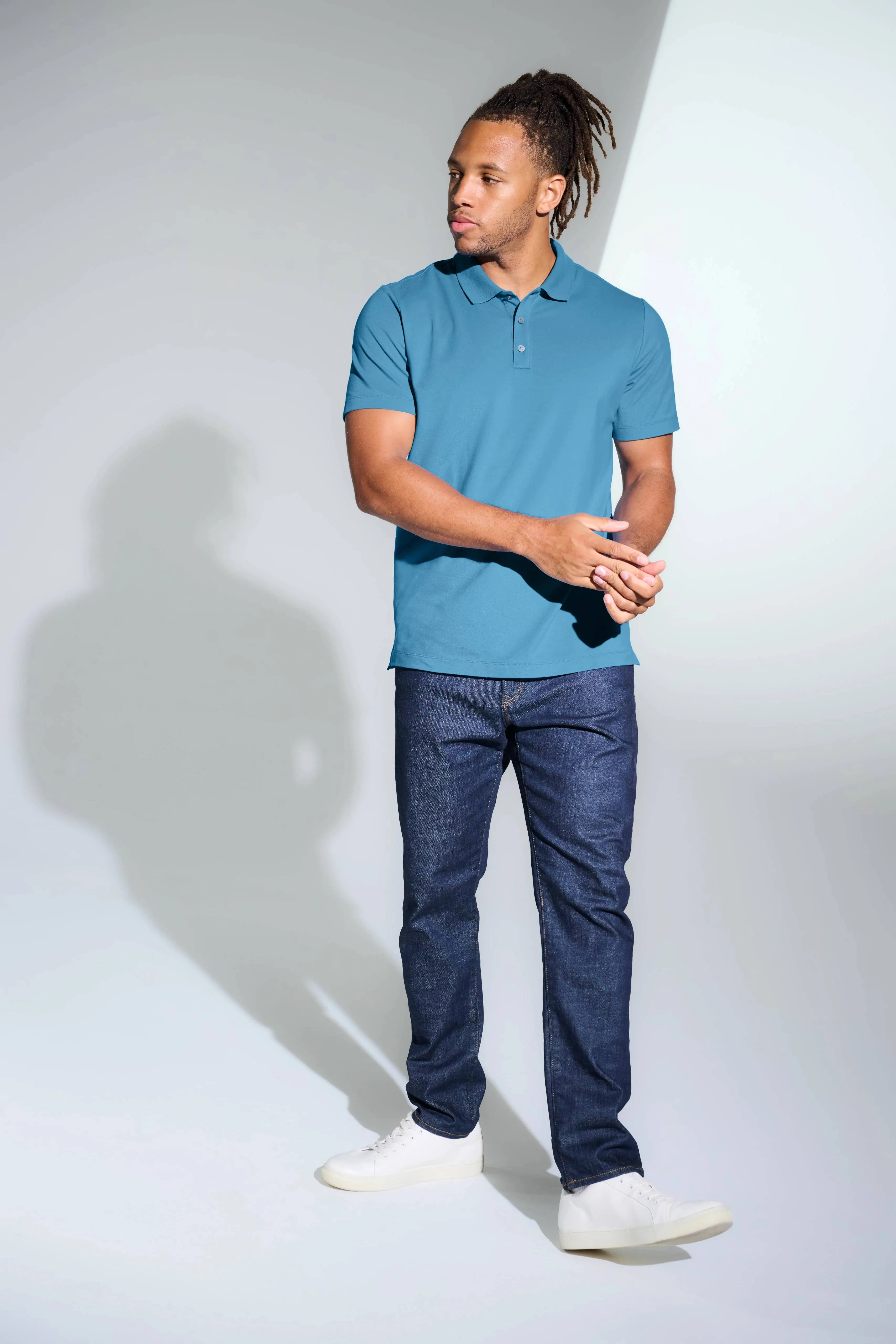 Mercer Mettle Stretch Pique Polo
