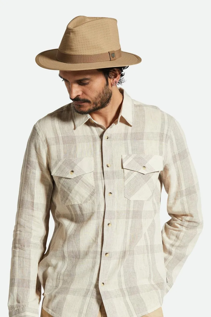 Messer Coolmax Fedora - Khaki Brixton