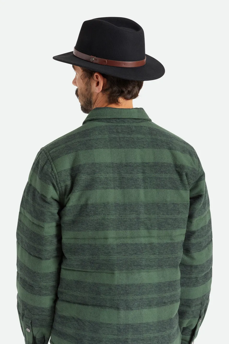 Messer Fedora - Black Brixton