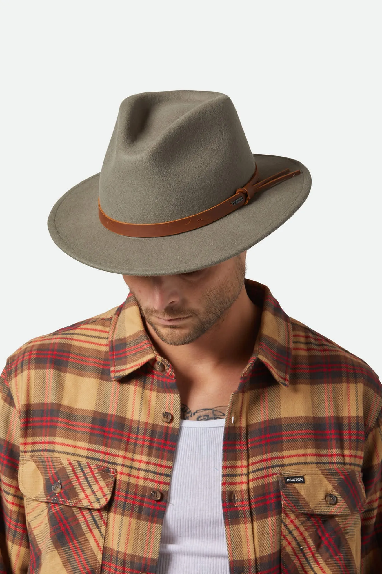 Messer Traditional Fedora - Brindle Brixton
