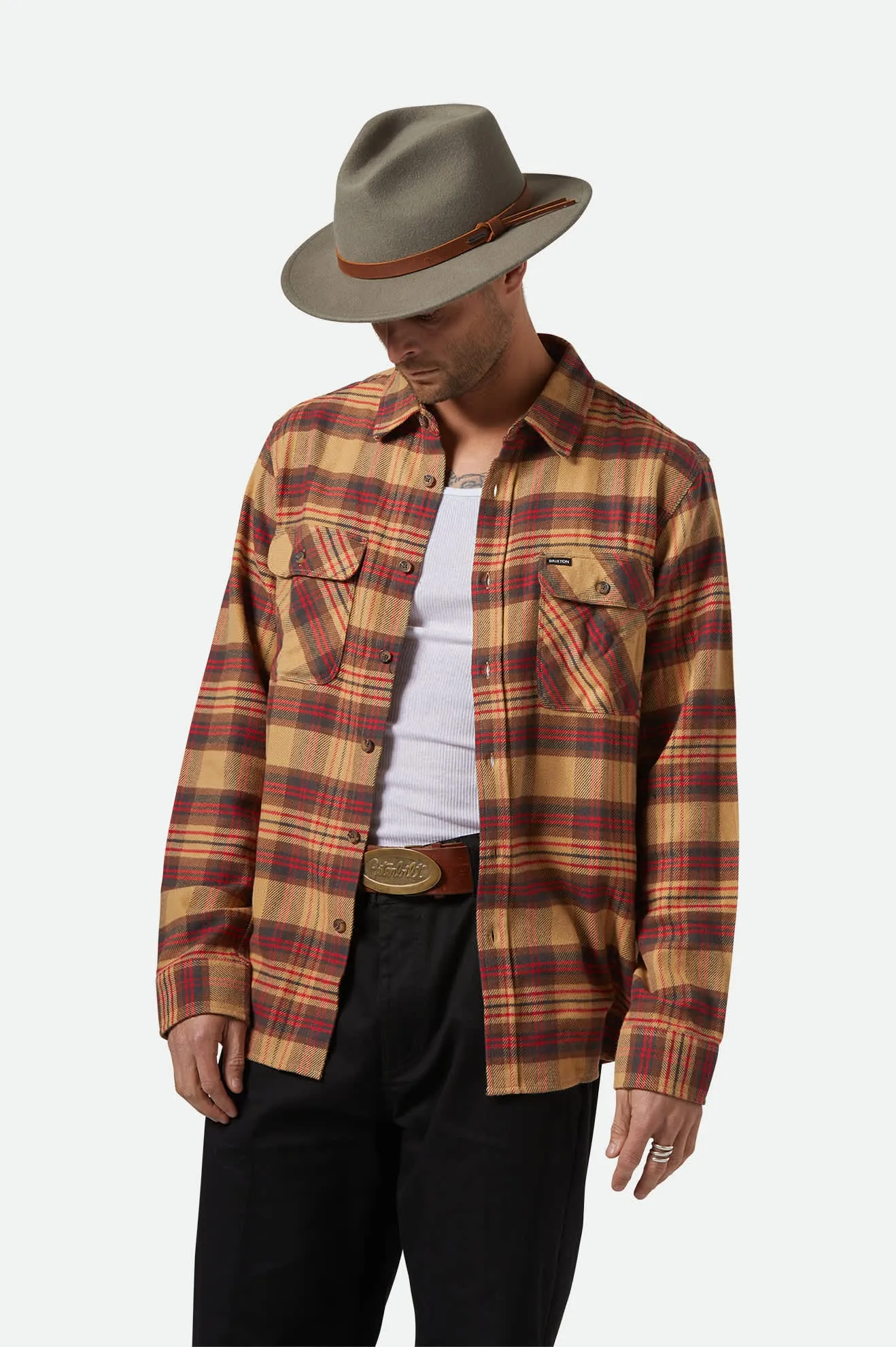 Messer Traditional Fedora - Brindle Brixton