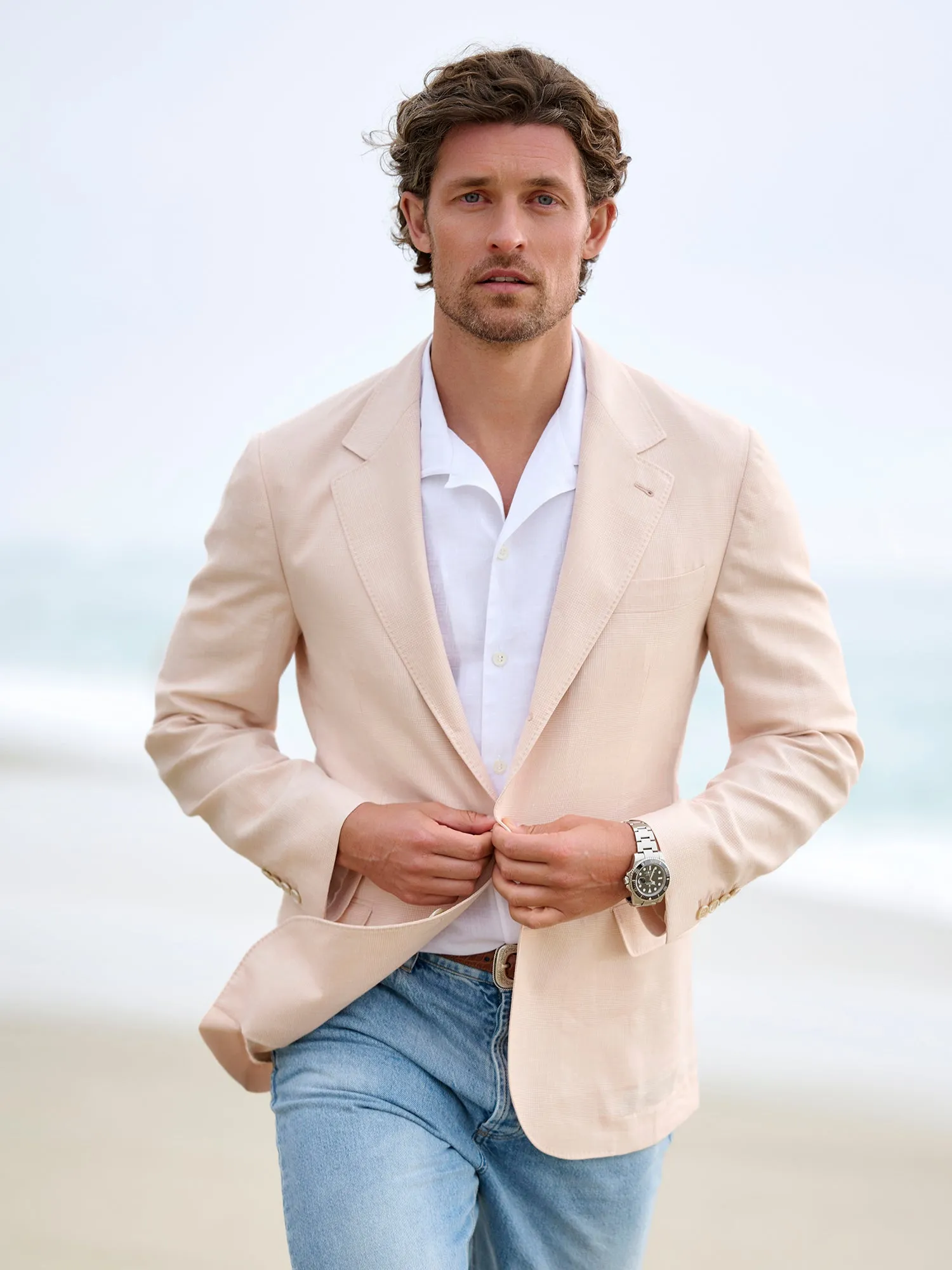 Micro Check  Blazer