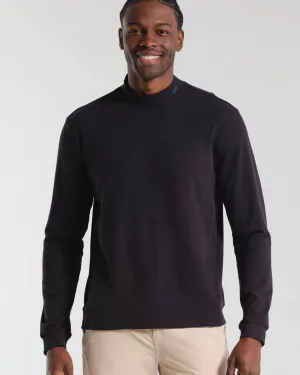 Micro Mock Neck LS Crew Municipal