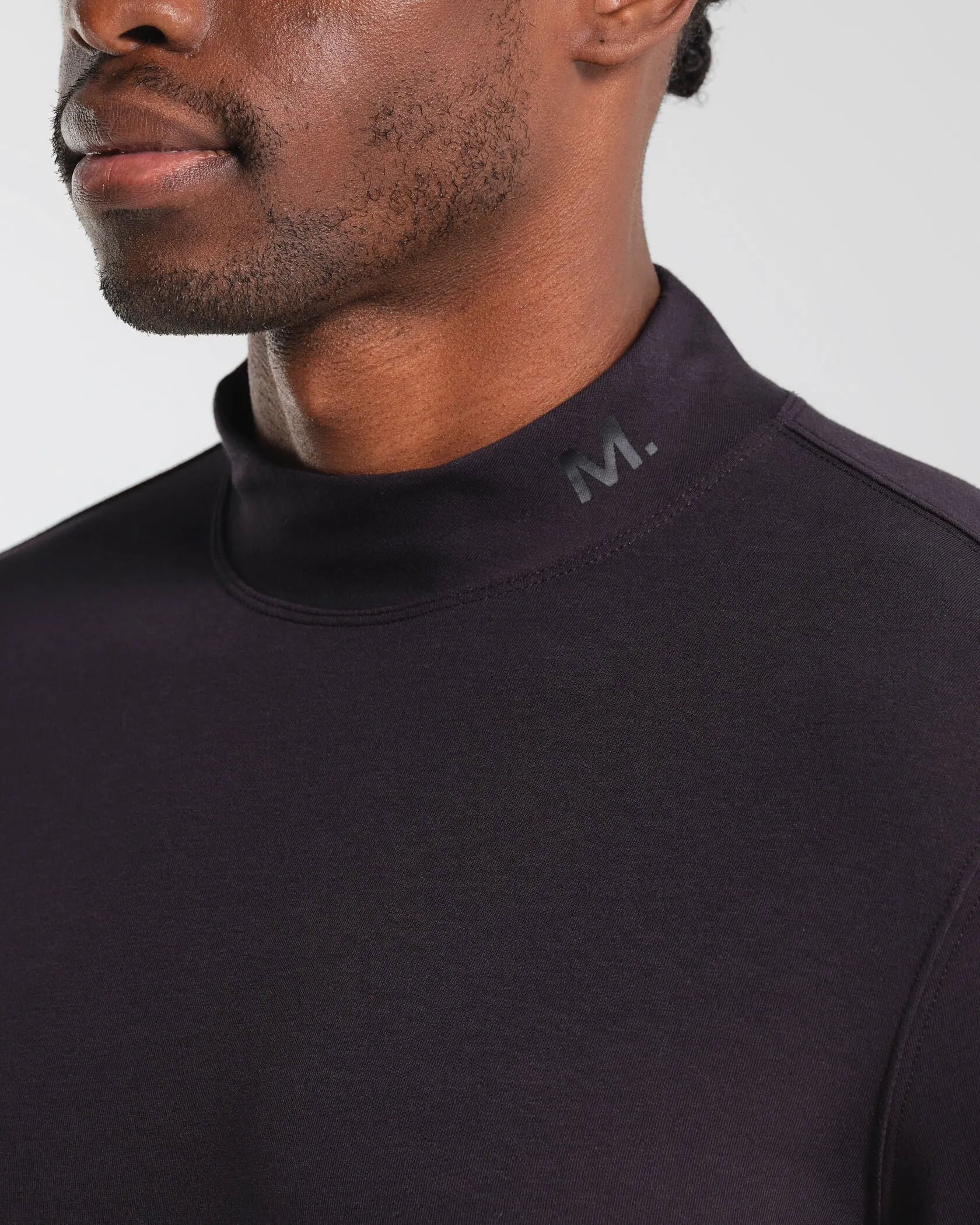 Micro Mock Neck SS Crew Municipal