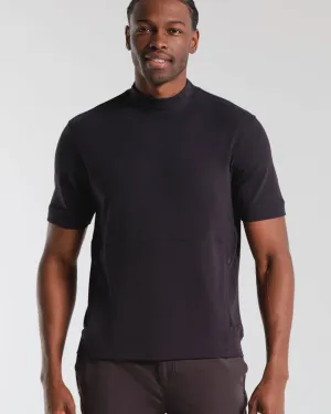 Micro Mock Neck SS Crew Municipal