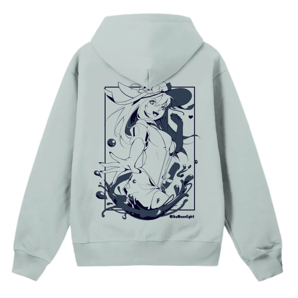 MikaMoonlight Tropical Hoodie(Blue)