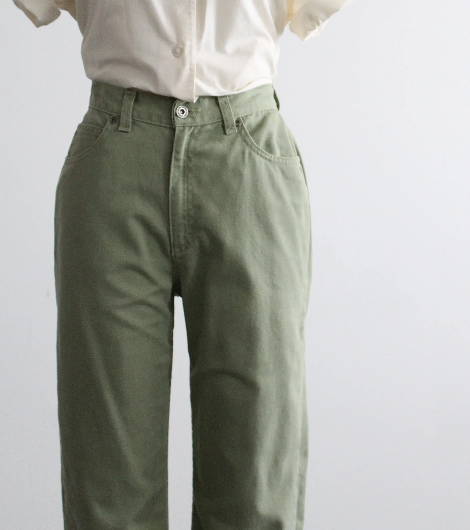 mintleaf denim trousers 1919 Vintage
