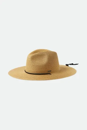 Mitch Packable Sun Hat - Tan Brixton