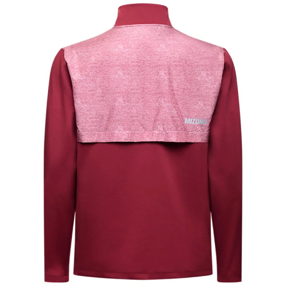 Mizuno Melange Reflect Jacket - Burgundy