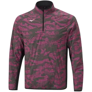 Mizuno Winter Stretch 1/4 Zip Jacket - Pink Camo