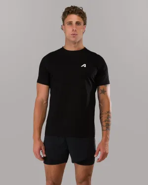 Momentum Tee - Black Alphalete Athletics