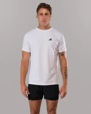 Momentum Tee - White Alphalete Athletics