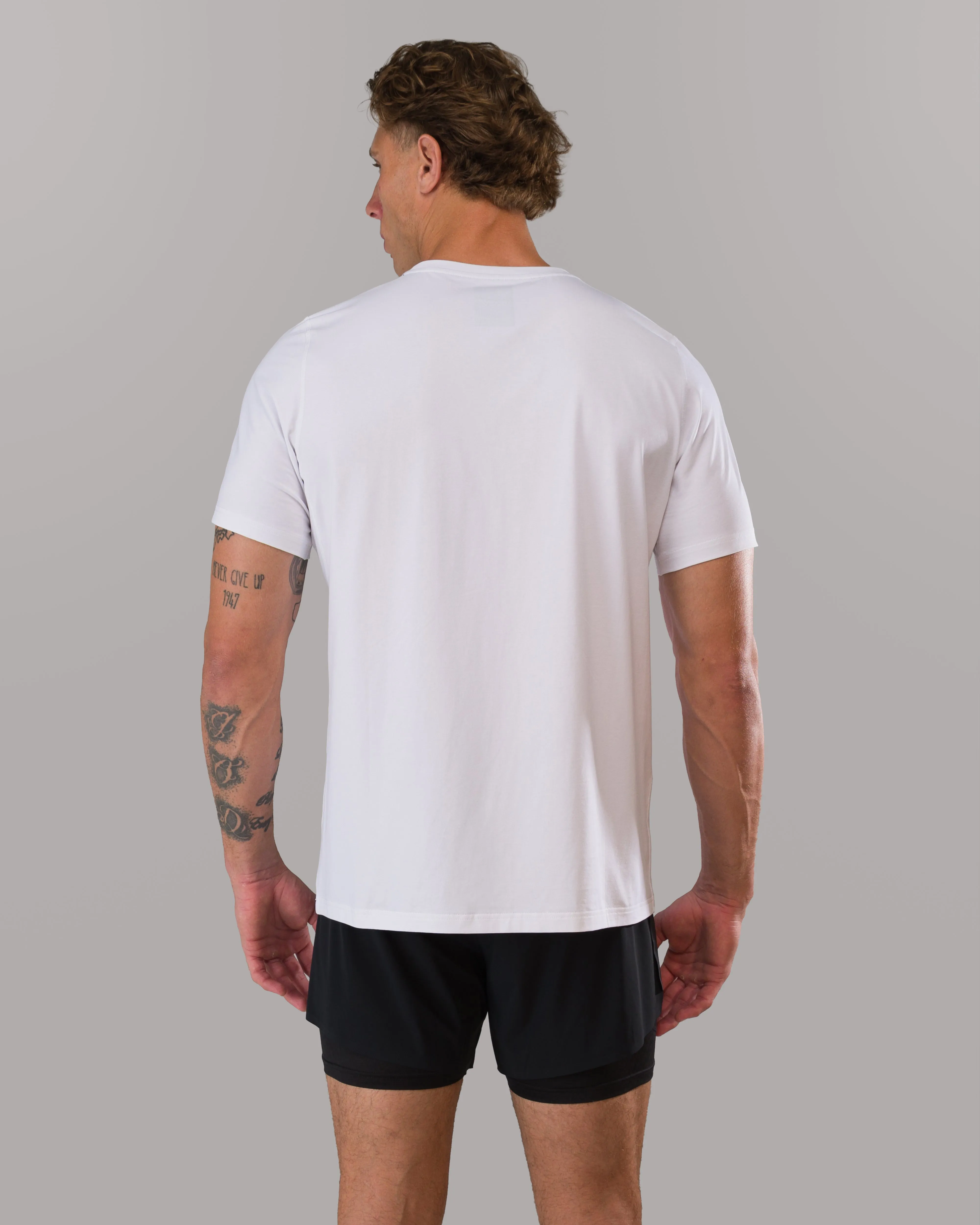 Momentum Tee - White Alphalete Athletics