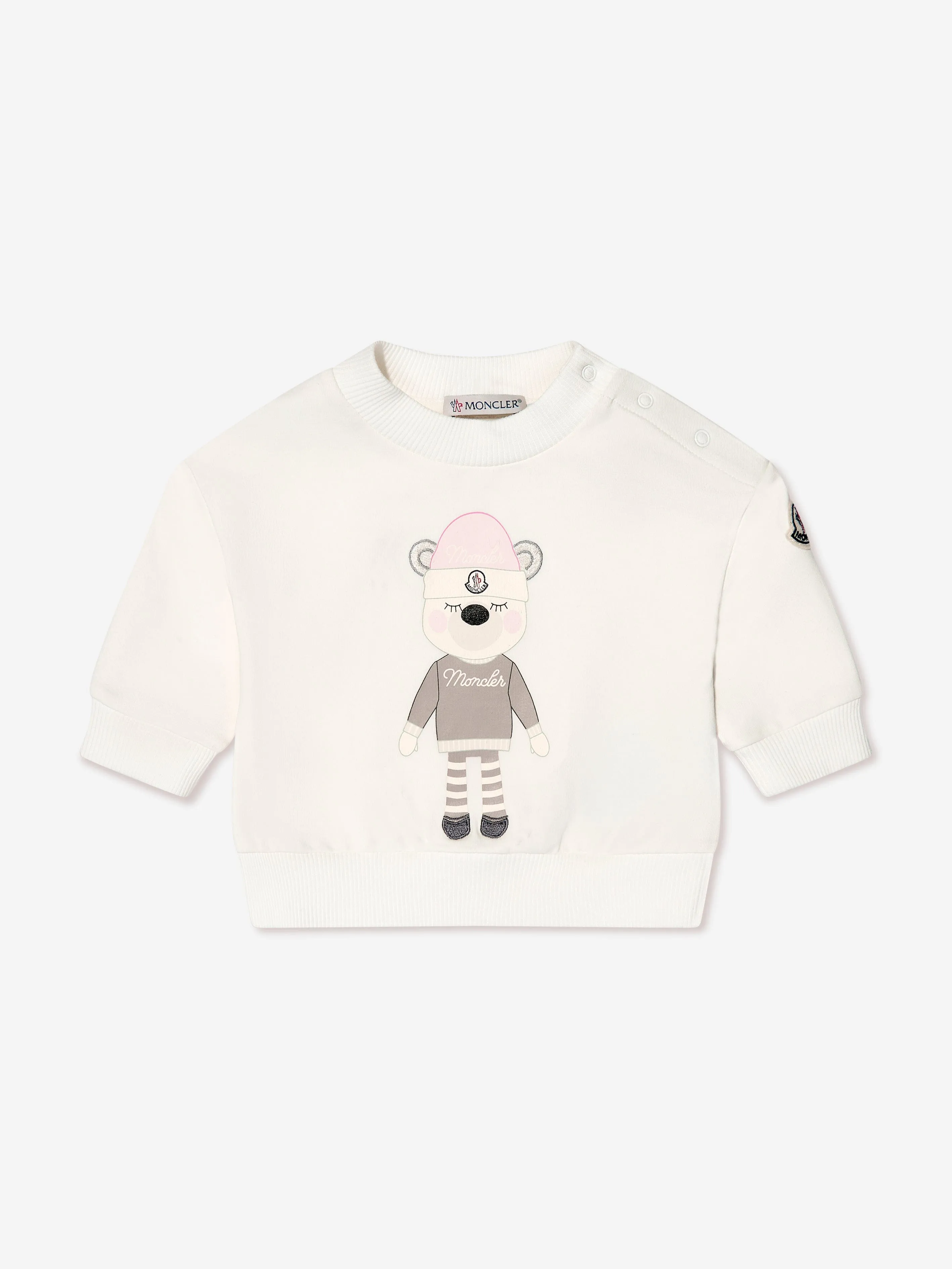 Moncler Enfant Baby Girls Tracksuit in White