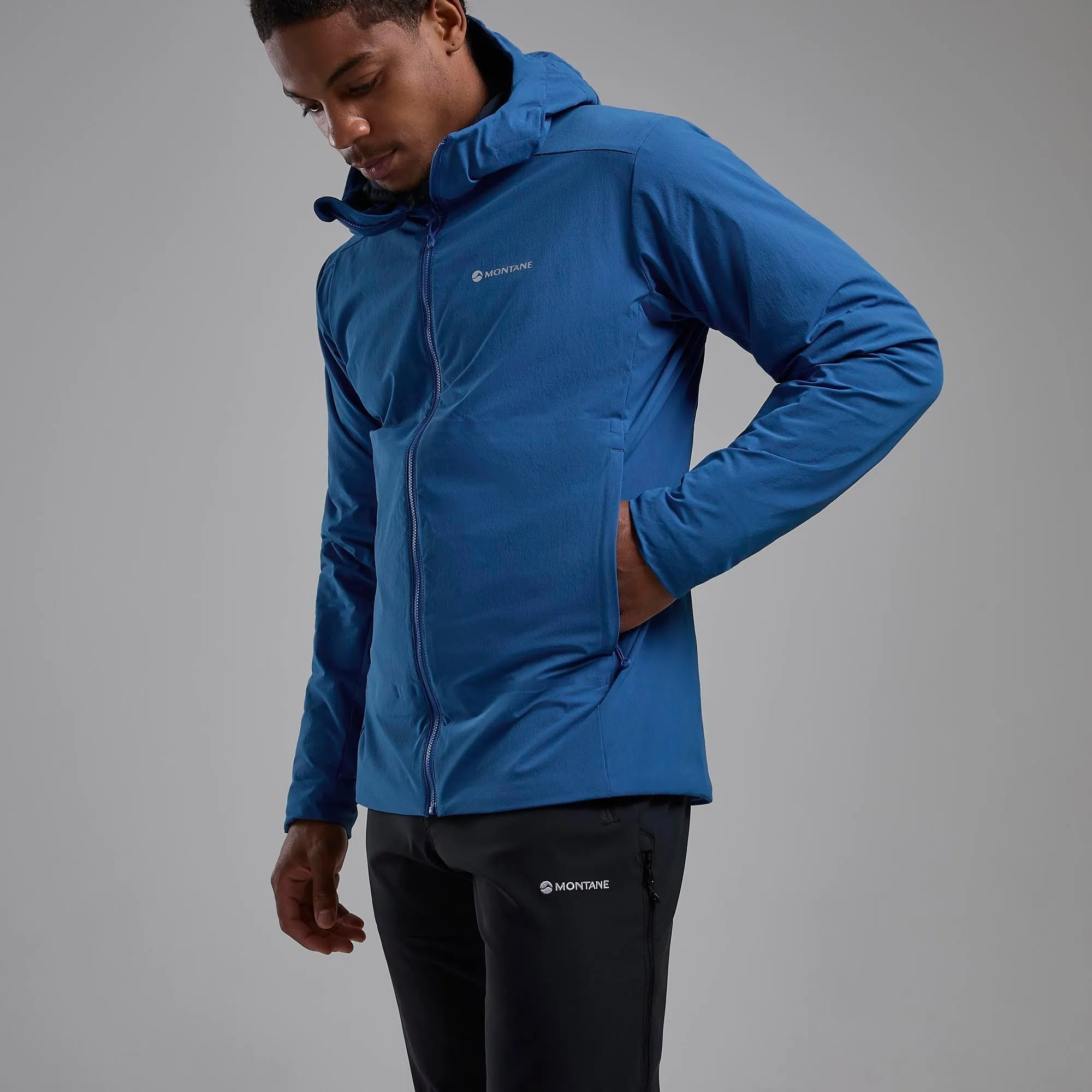 Montane Men's Khamsin Hooded Softshell Jacket Montane