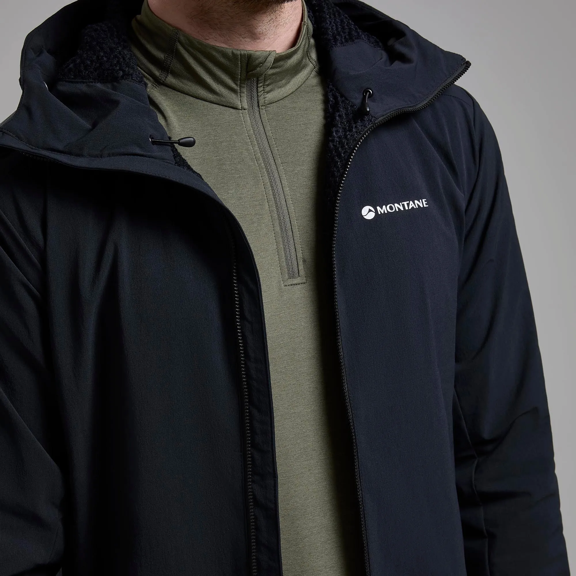 Montane Men's Khamsin Hooded Softshell Jacket Montane