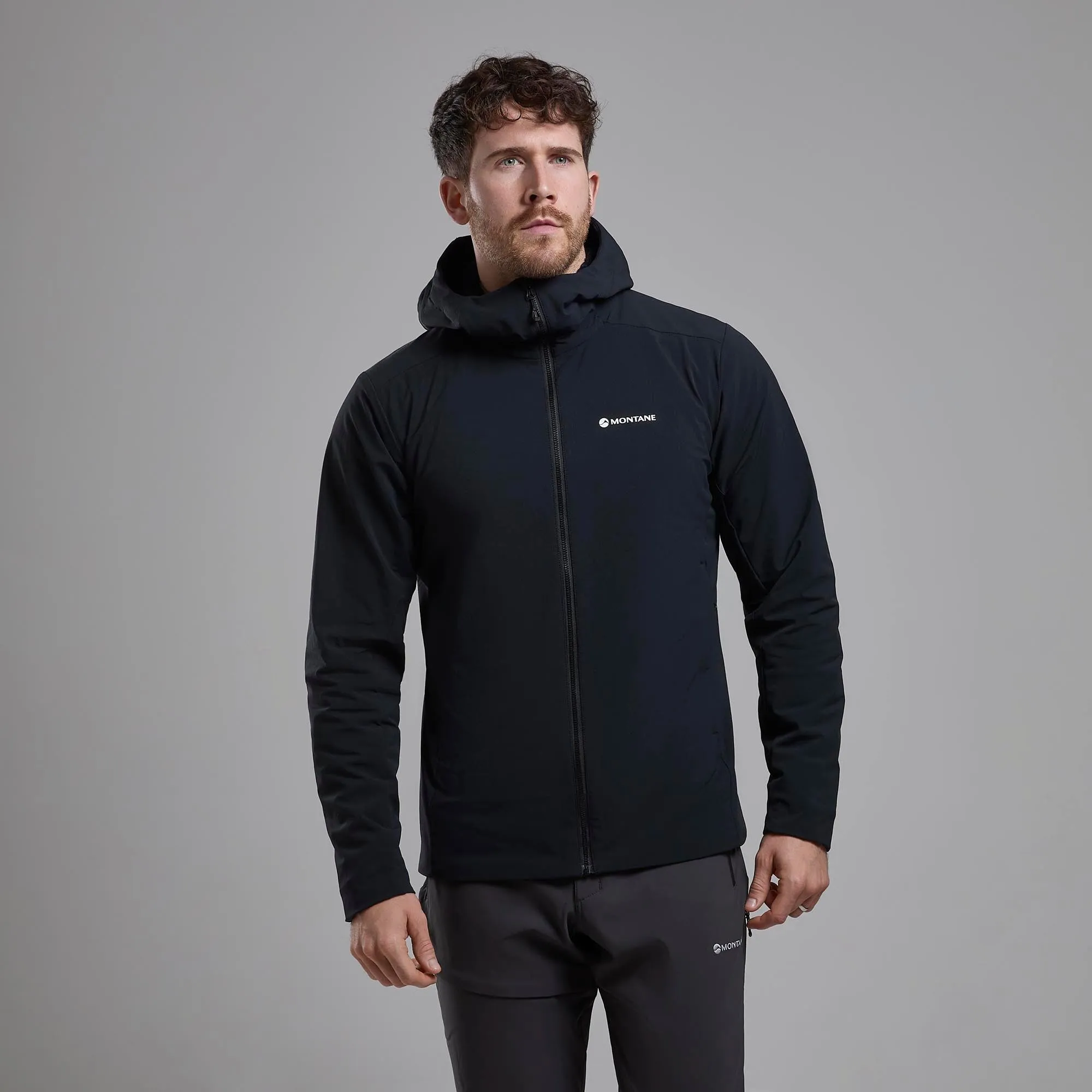 Montane Men's Khamsin Hooded Softshell Jacket Montane