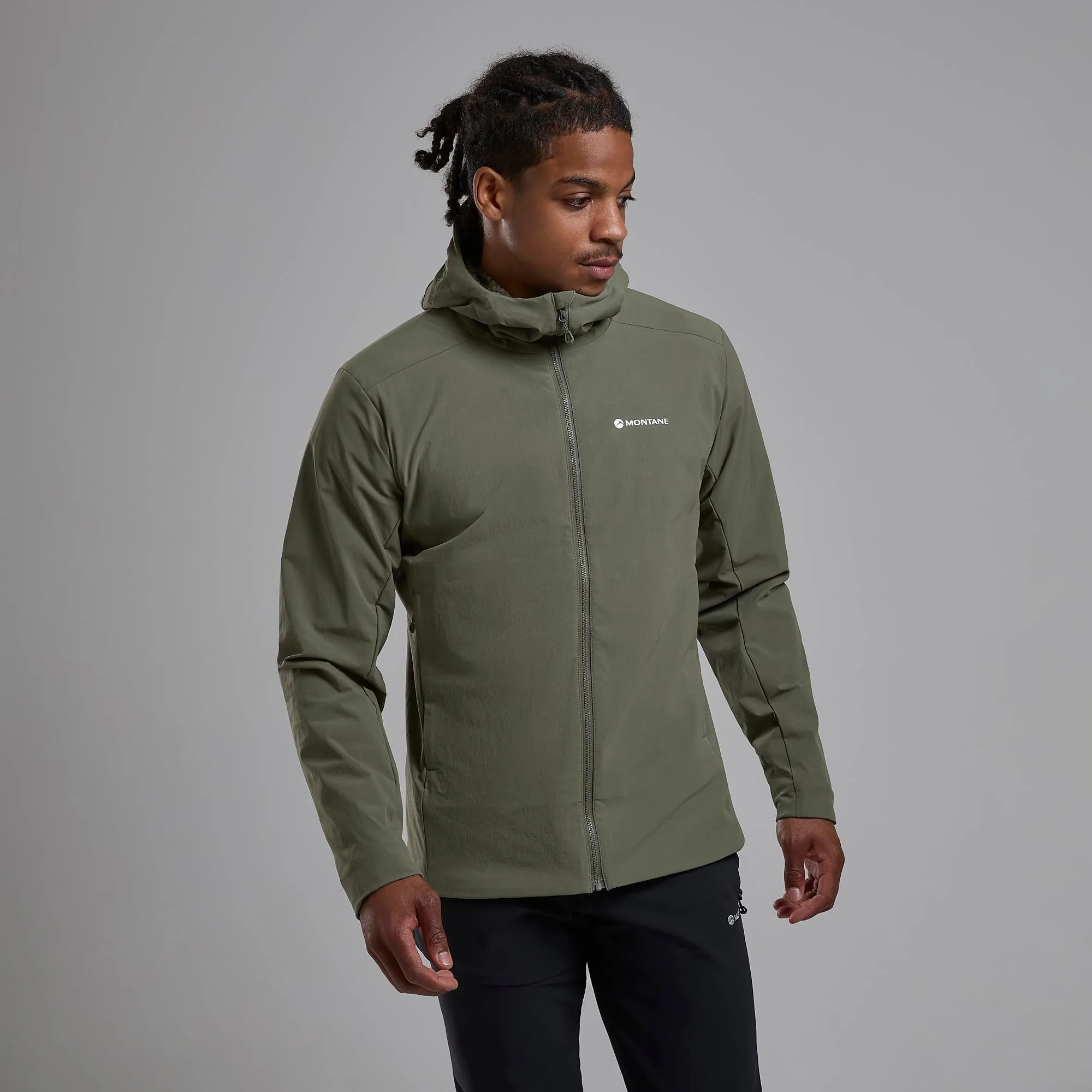 Montane Men's Khamsin Hooded Softshell Jacket Montane