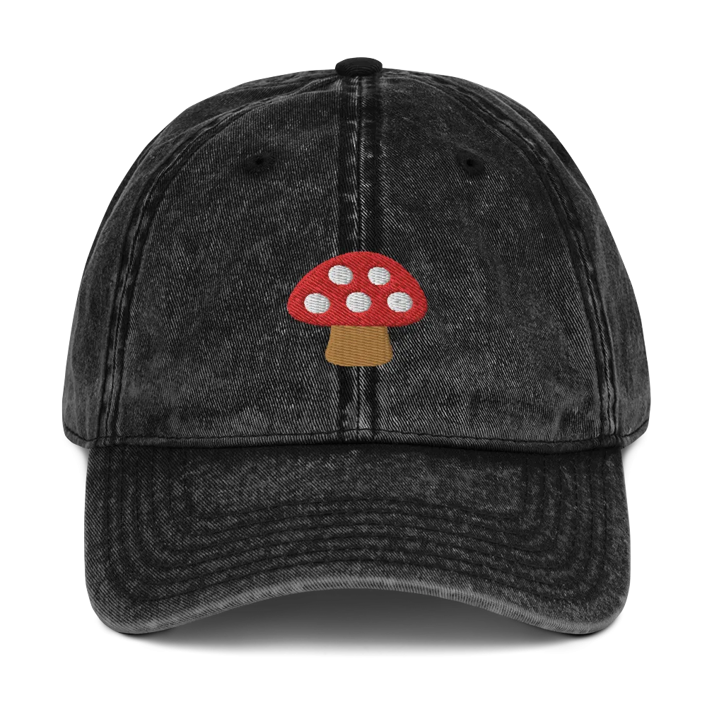 Mushroom Vintage Hat