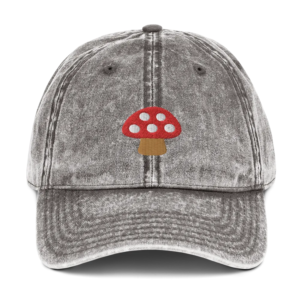 Mushroom Vintage Hat