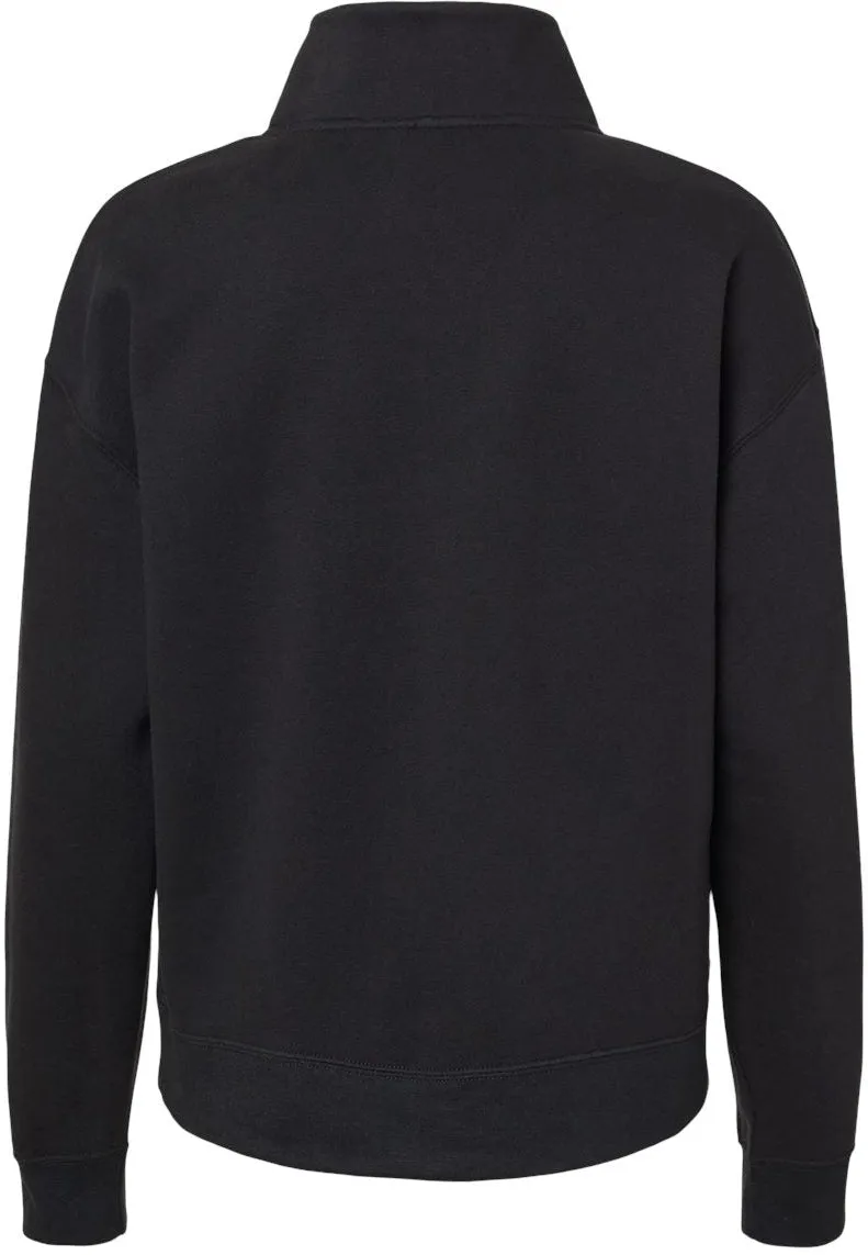 MV Sport Ladies Sueded Fleece Quarter-Zip Sweatshirt