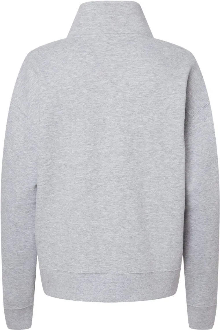 MV Sport Ladies Sueded Fleece Quarter-Zip Sweatshirt