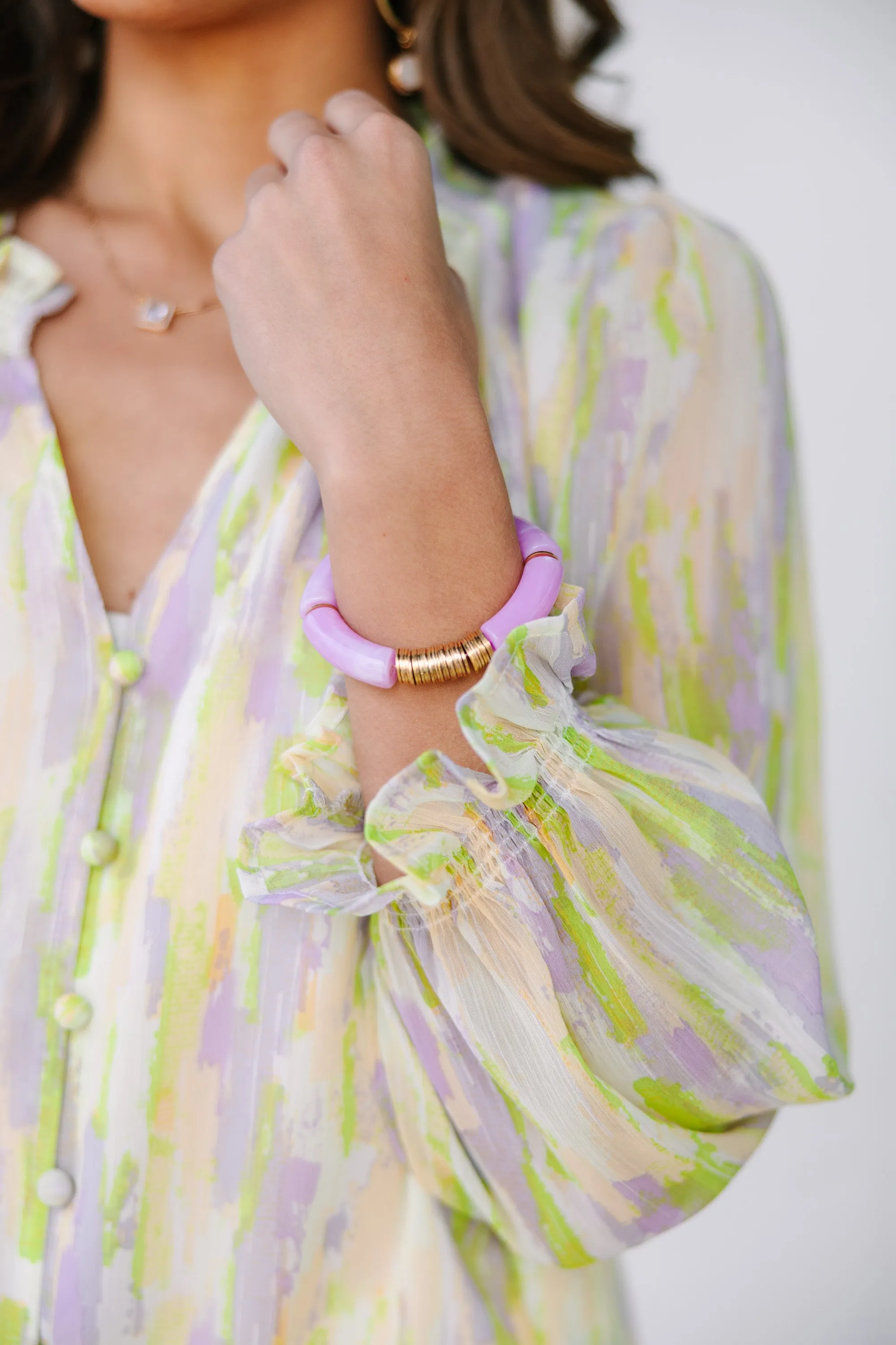 My Own Way Lavender Purple Bangle
