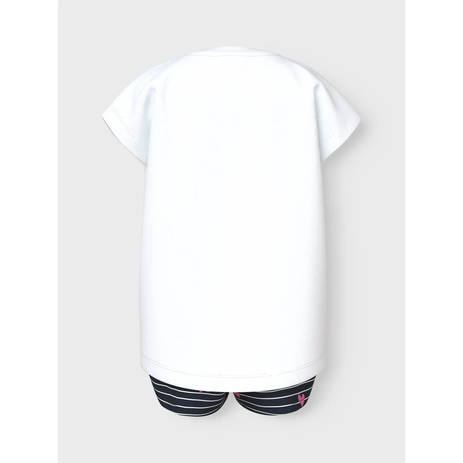 Name It Bright White Hearts Vigea Shorts Set