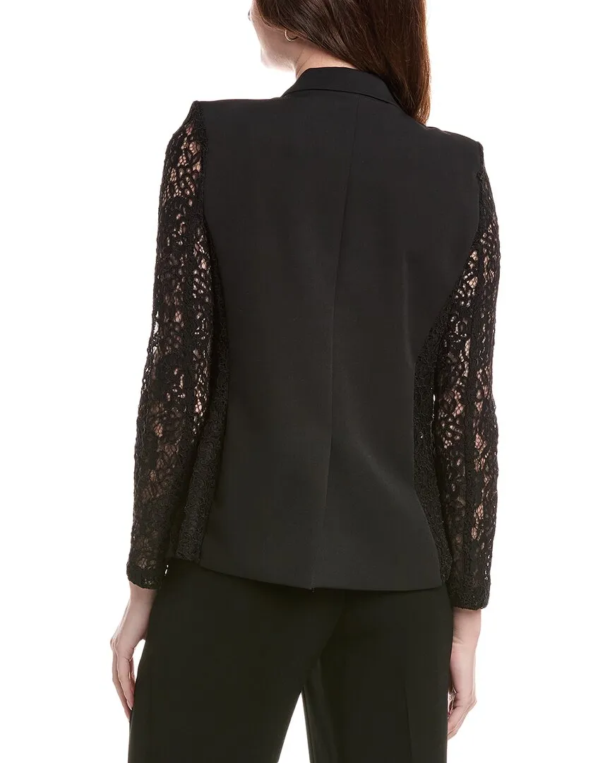 Nanette Nanette Lepore Lace Sleeve Blazer
