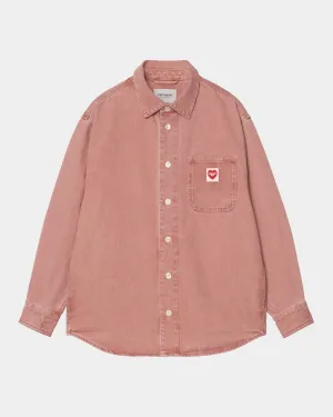 Nash Shirt | Sulfur Red (enzyme bleach washed) Carhartt WIP
