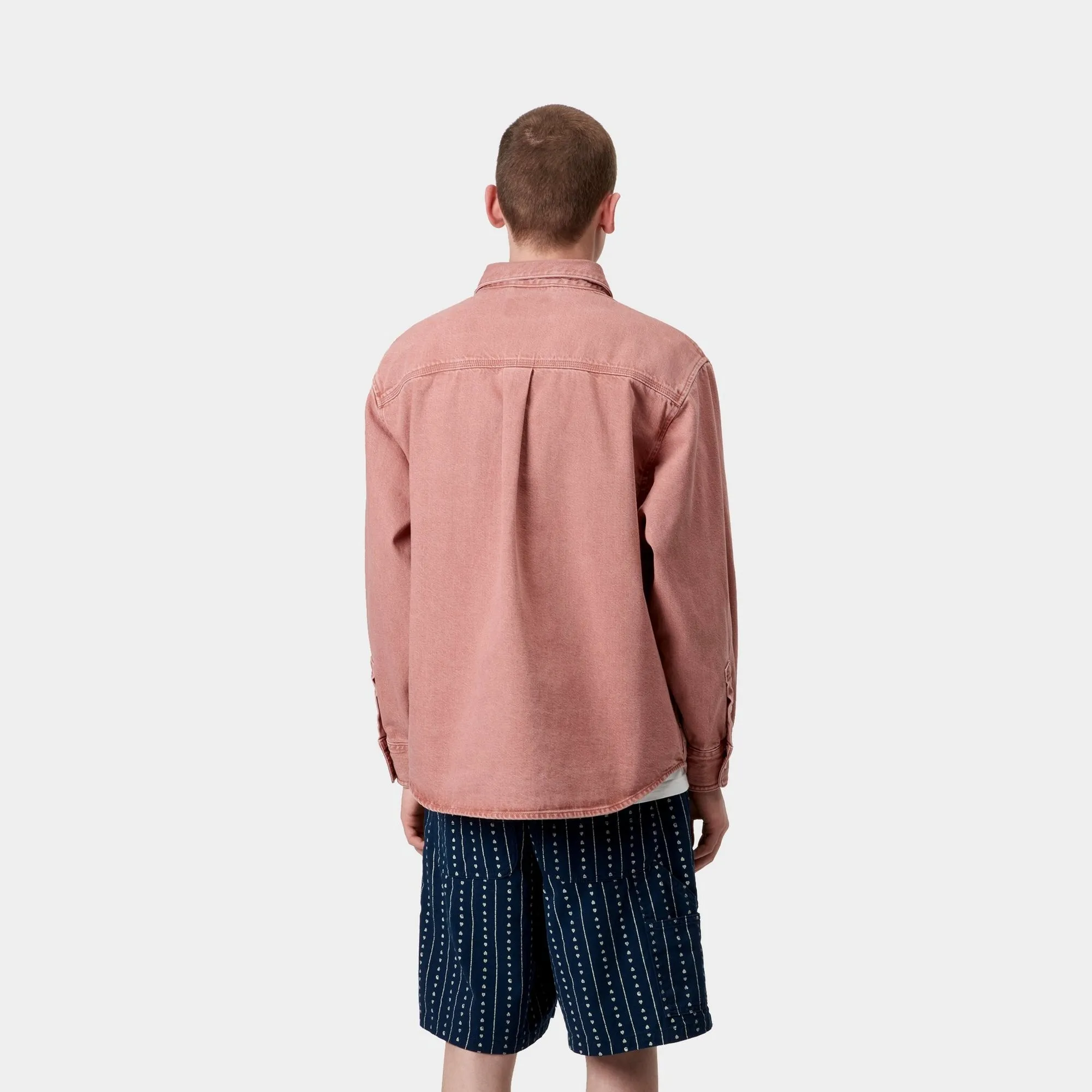 Nash Shirt | Sulfur Red (enzyme bleach washed) Carhartt WIP