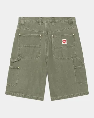 Nash Single Knee Long Short | Army Green (enzyme bleach washed) Carhartt WIP