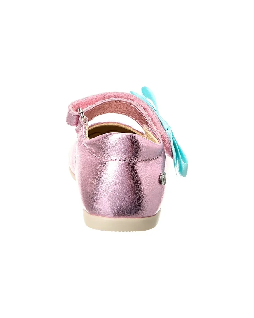 Naturino Clarinta Metallic Leather Flat
