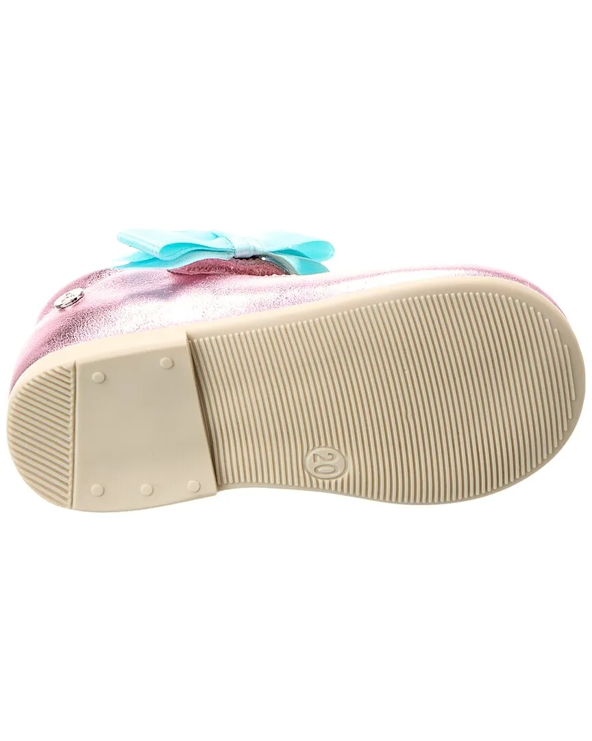 Naturino Clarinta Metallic Leather Flat