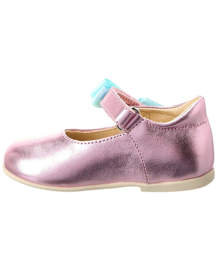 Naturino Clarinta Metallic Leather Flat