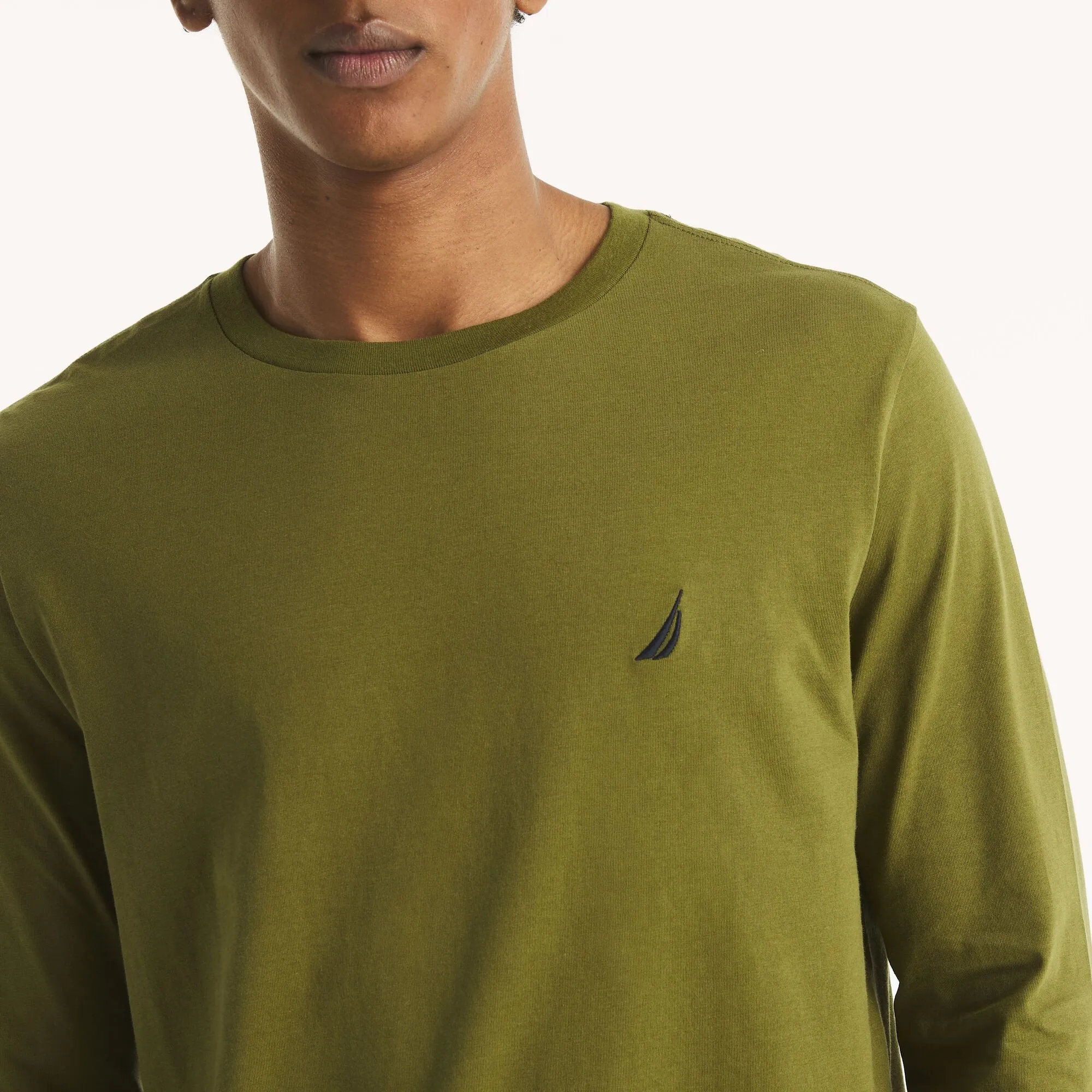 Nautica Crewneck Long-Sleeve T-Shirt