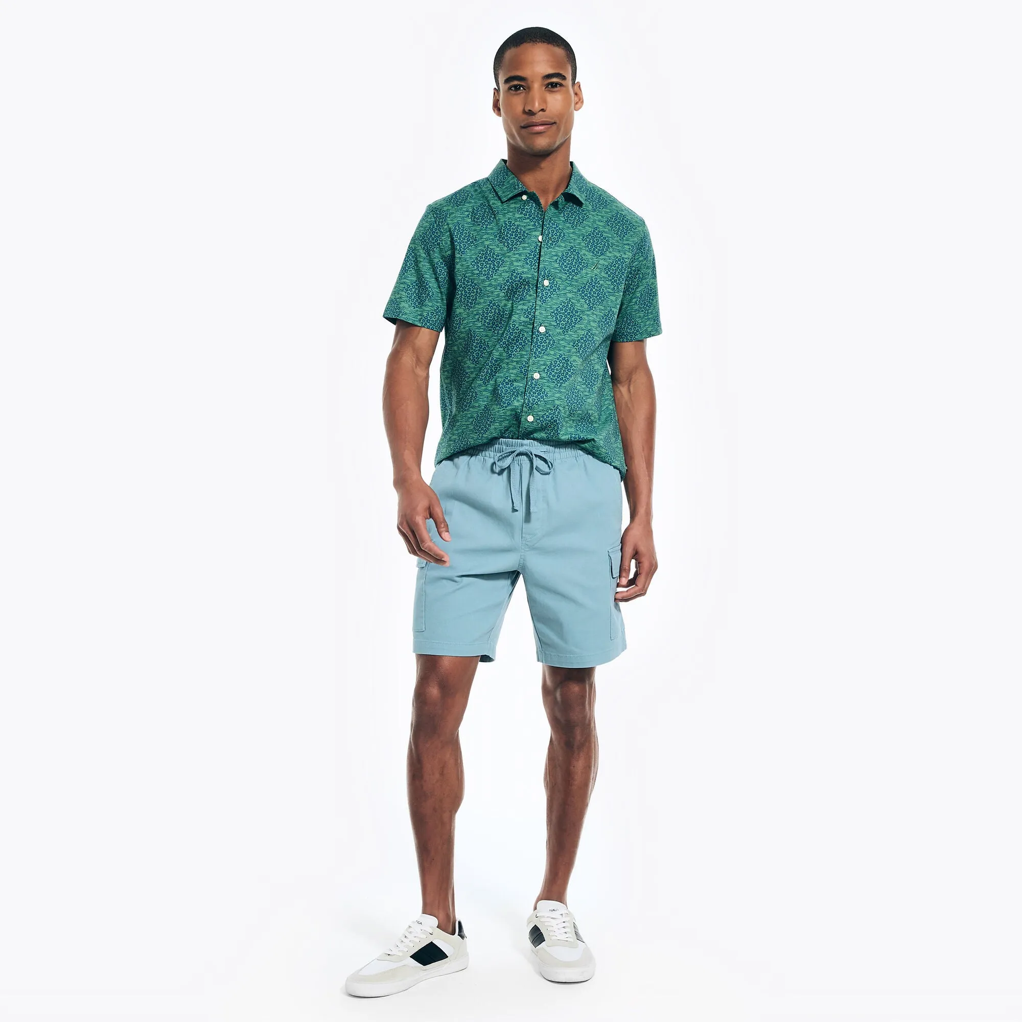 Nautica Mens 8" Pull-On Boardwalk Cargo Short