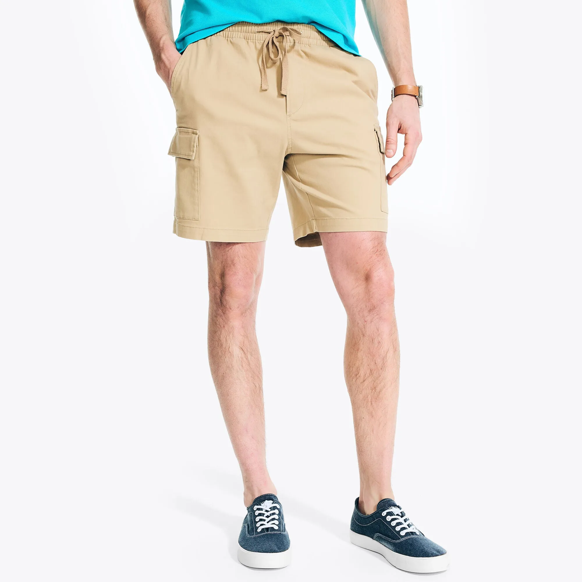 Nautica Mens 8" Pull-On Boardwalk Cargo Short