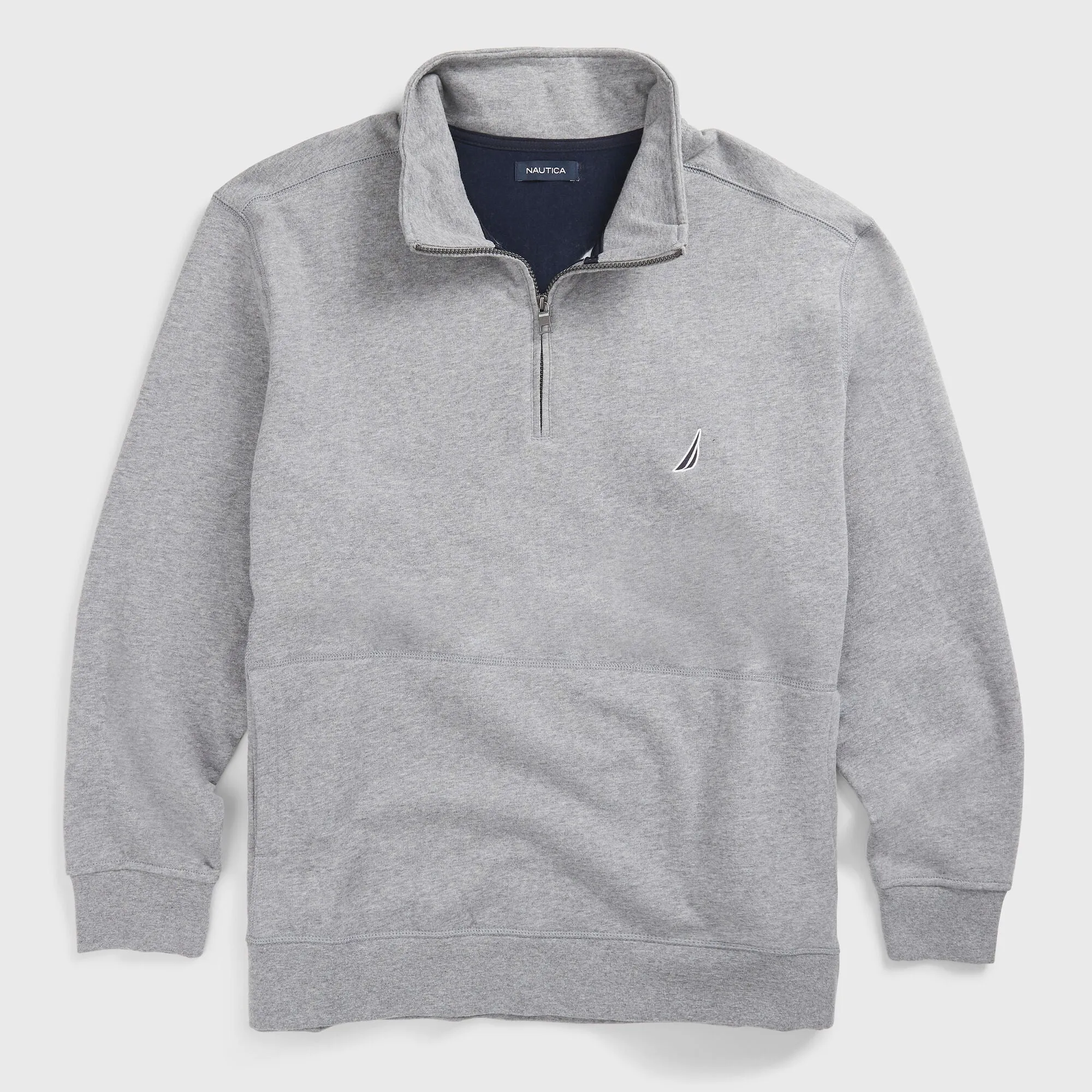 Nautica Mens Big & Tall Quarter-Zip Sweatshirt