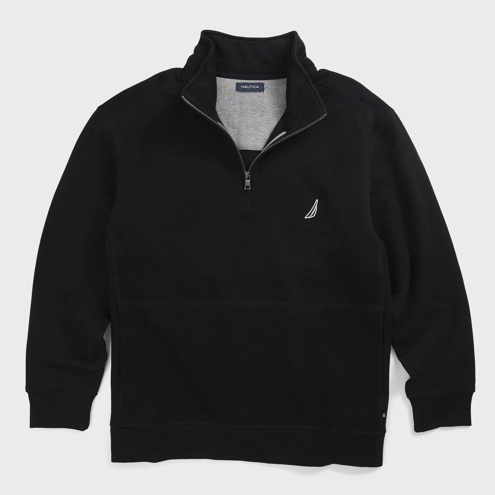 Nautica Mens Big & Tall Quarter-Zip Sweatshirt