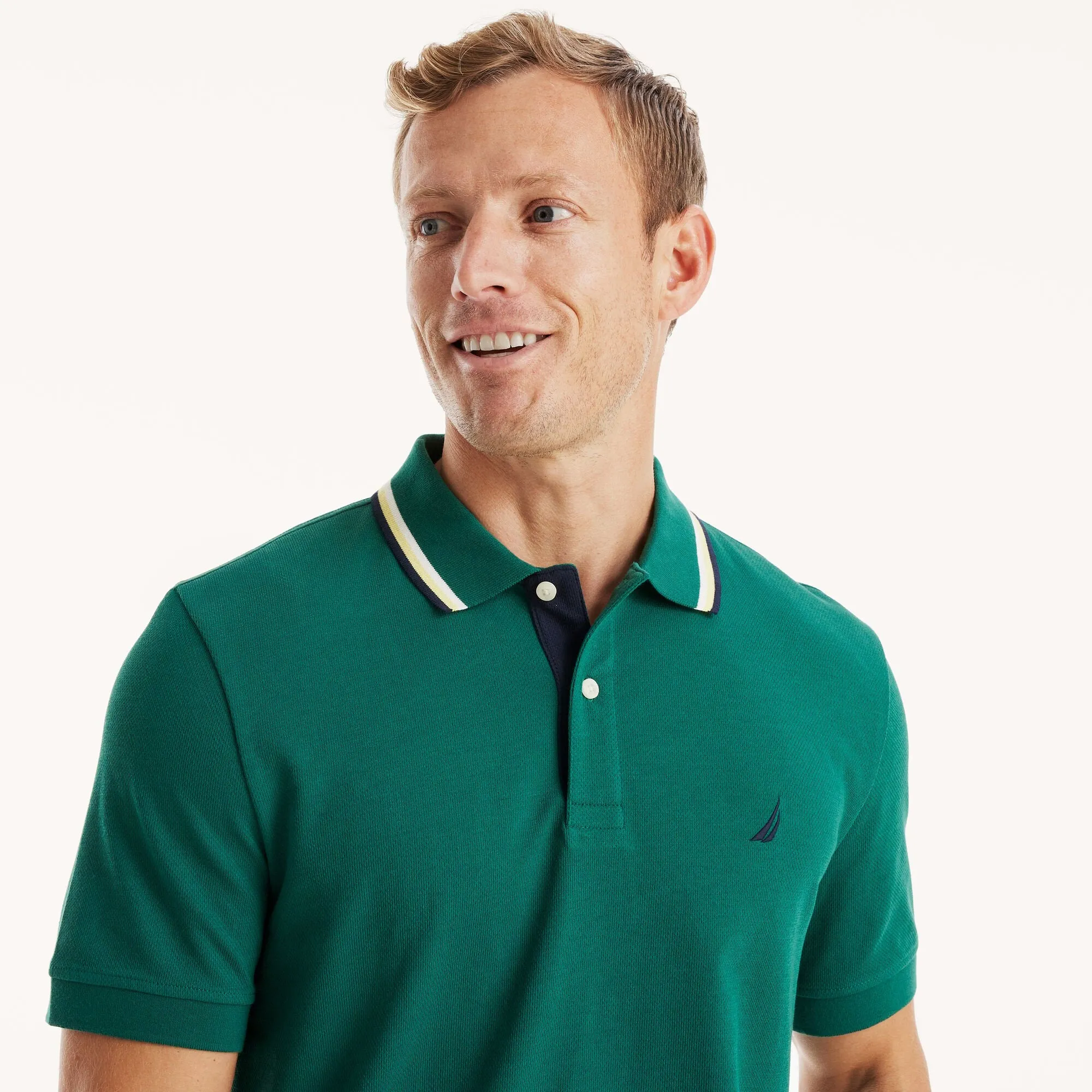 Nautica Mens Classic Fit Performance Polo