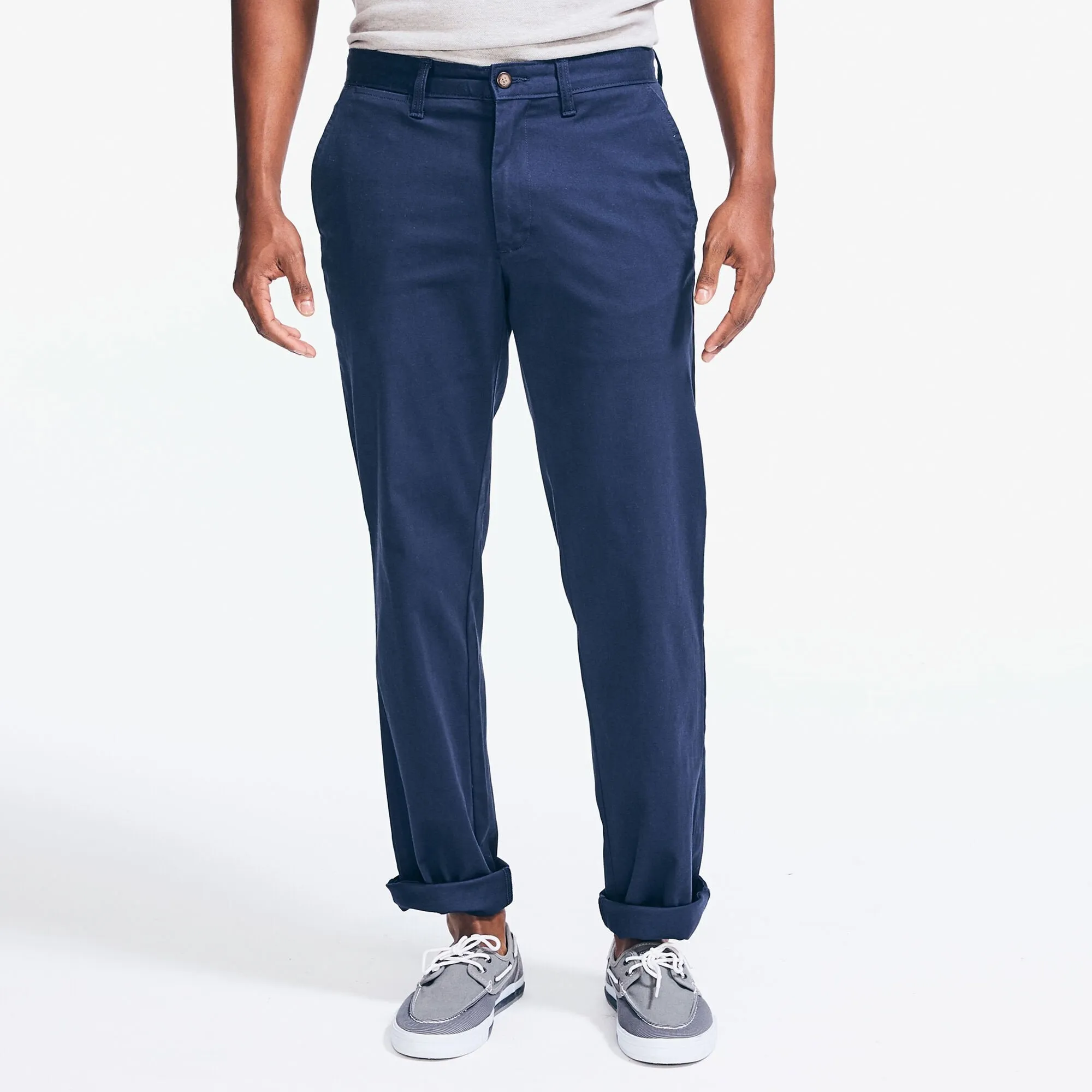 Nautica Mens Classic Fit Wrinkle-Resistant Deck Pant